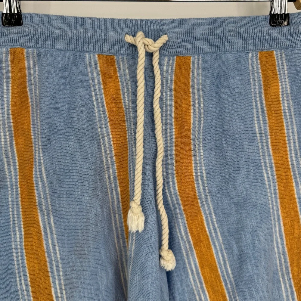 Free People Free-est Knit Striped Short XS Blue Orange Coastal Beach Boho Summer
